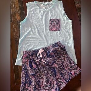 Emery Rose 2 Piece Top and Shorts (M)